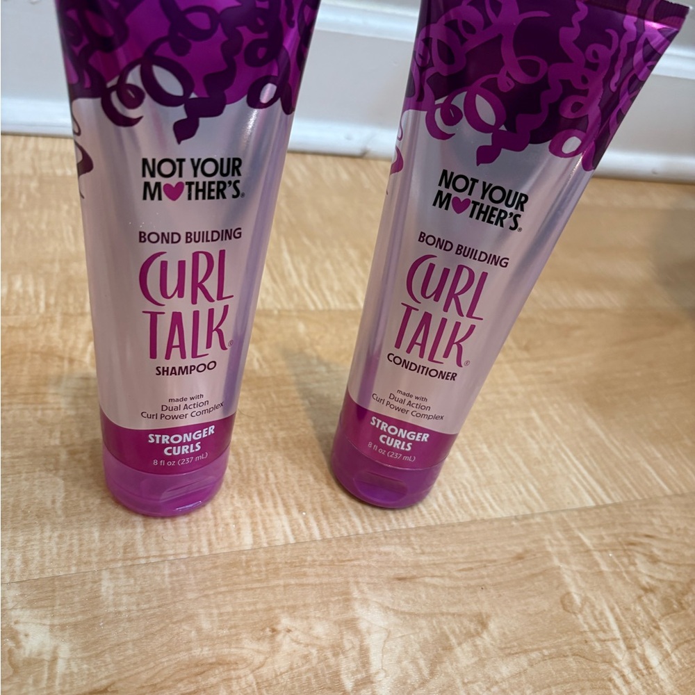 Not Your Mother's Curl Talk Bond Building Shampoo and Conditioner - Purple